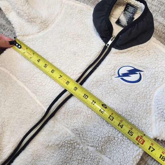 NHL Tampa Bay Lightning youth faux sherpa jacket size L - Picture 3 of 12